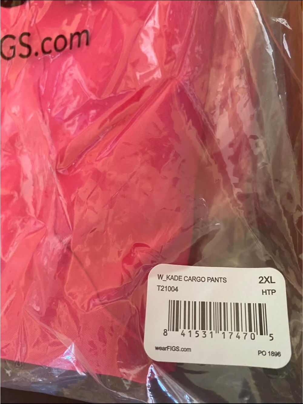 Figs Scrubs SUPER SET (2 tops + Pants) Shocking Pink, NEW W/ TAGS, ALL Size 2XL - Picture 11 of 11